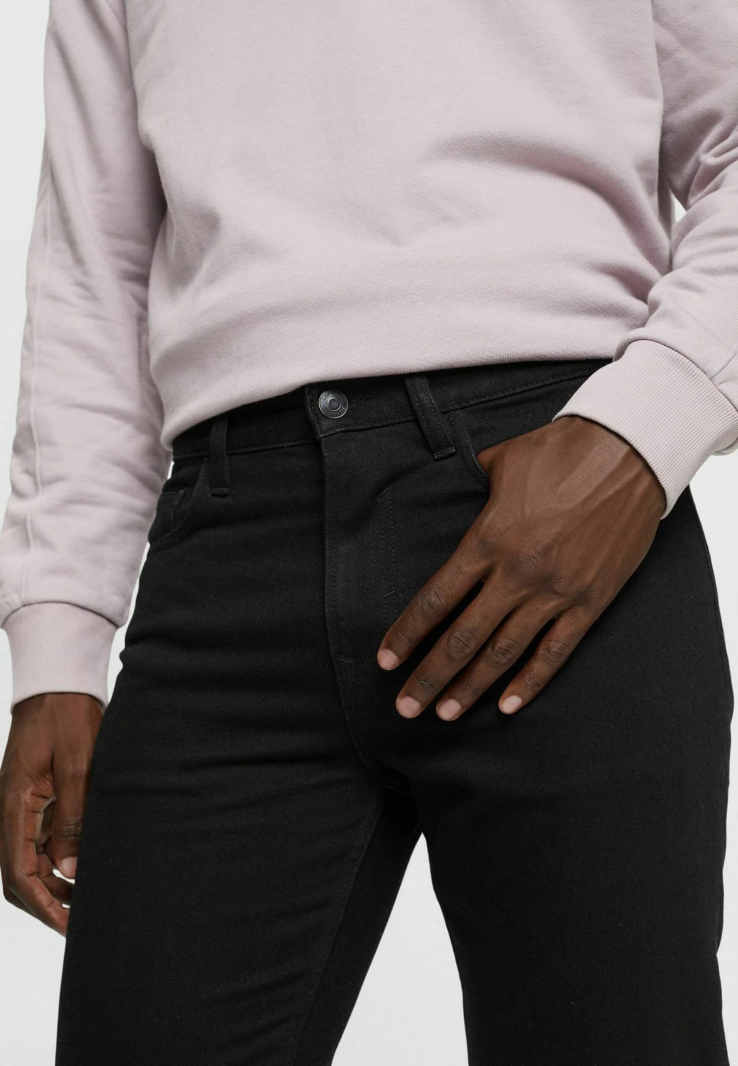 ESPRIT Vaqueros Rectos - Black Dark Washed - Imagen 4