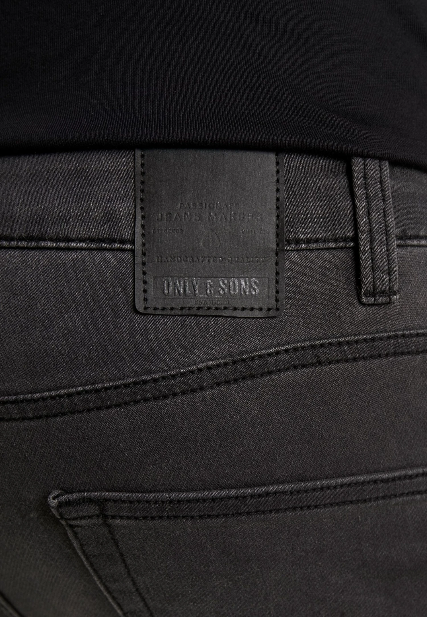 Only & Sons Vaqueros Slim Fit - Black Denim - Imagen 6