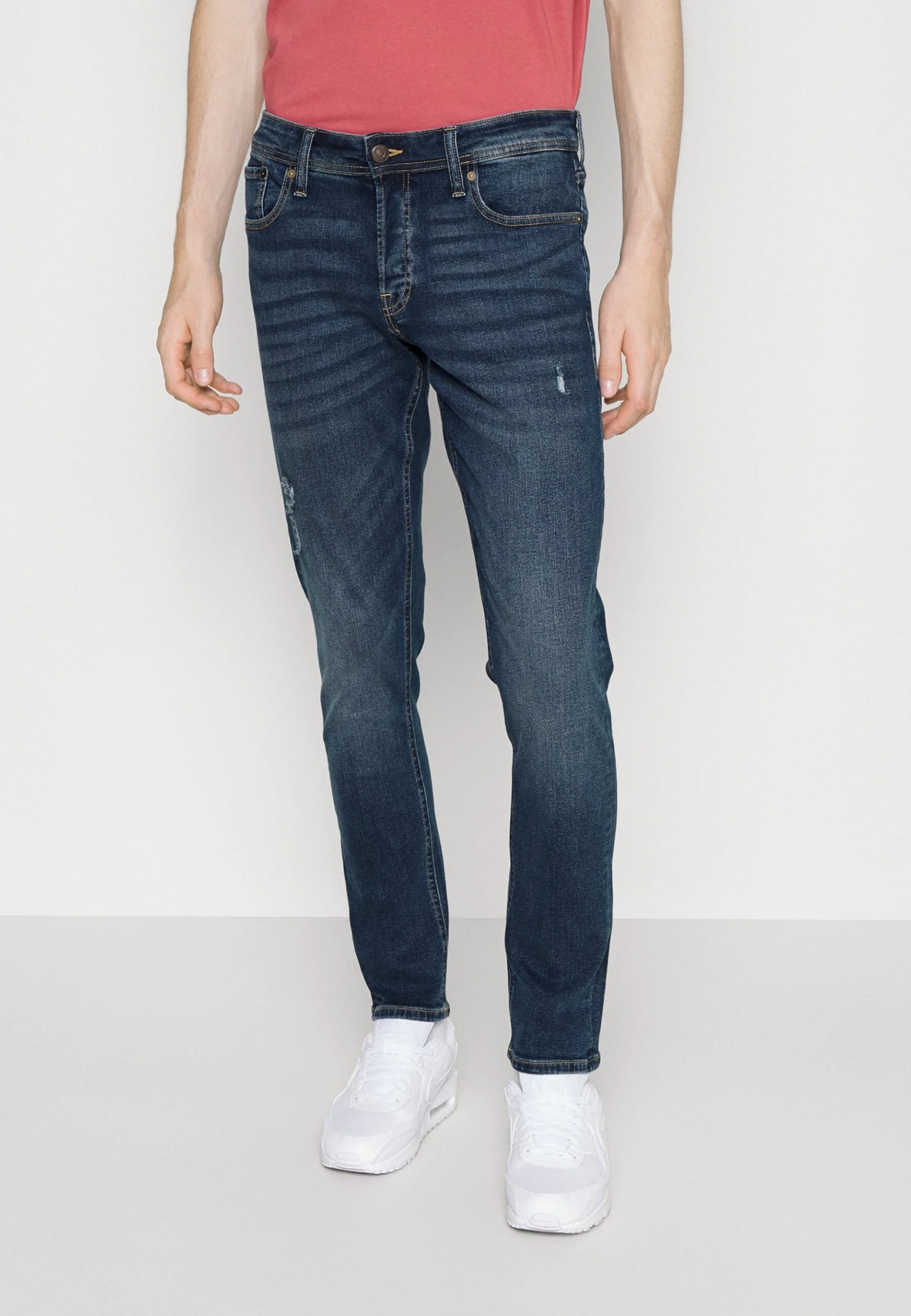 Jack & Jones Jjiglenn Jjoriginal - Vaqueros Rectos - Blue Denim