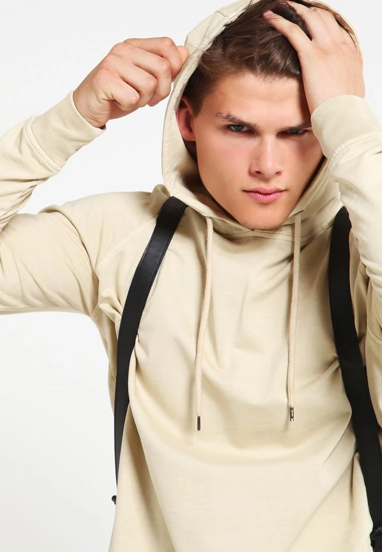 URBAN CLASSICS Acid Wash Raglan Hoody - Jersey Con Capucha - Sand - Imagen 4