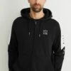 Sudadera Con Cremallera - Black