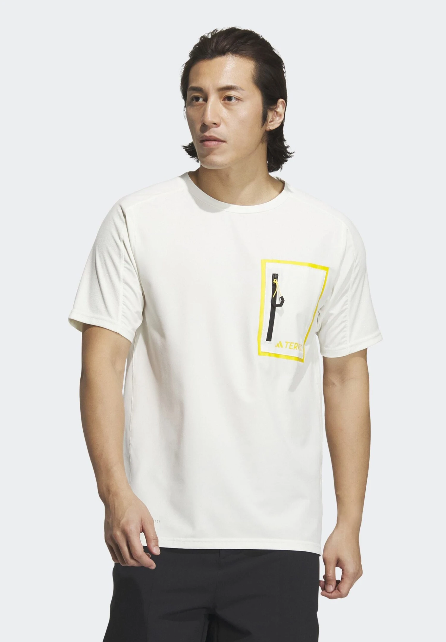ADIDAS PERFORMANCE Natgeo Ss - Camiseta Estampada - Off White