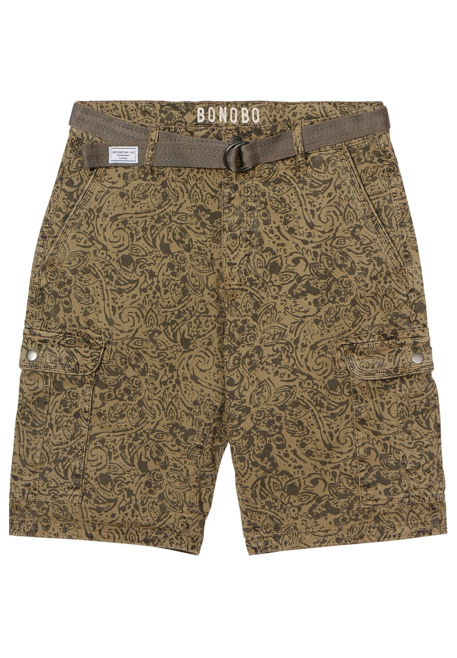 Mit Gürtel - Shorts - Taupe - Imagen 5