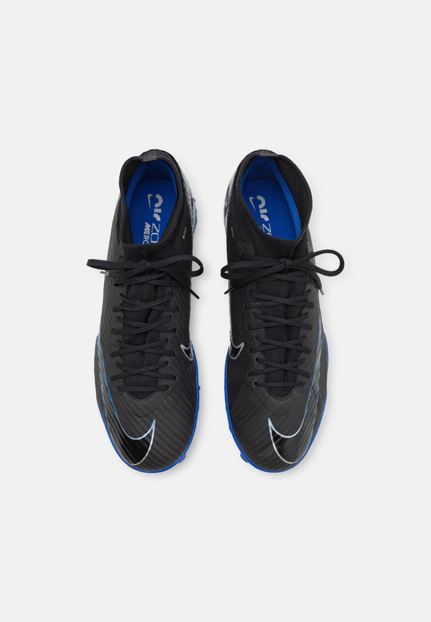 Nike Performance Zoom Mercurial 9 Academy Tf - Botas De Fútbol Multitacos - Black/Chrome/Hyper Royal - Imagen 4
