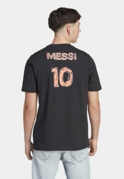 ADIDAS PERFORMANCE M Messi G T - Camiseta Estampada - Black
