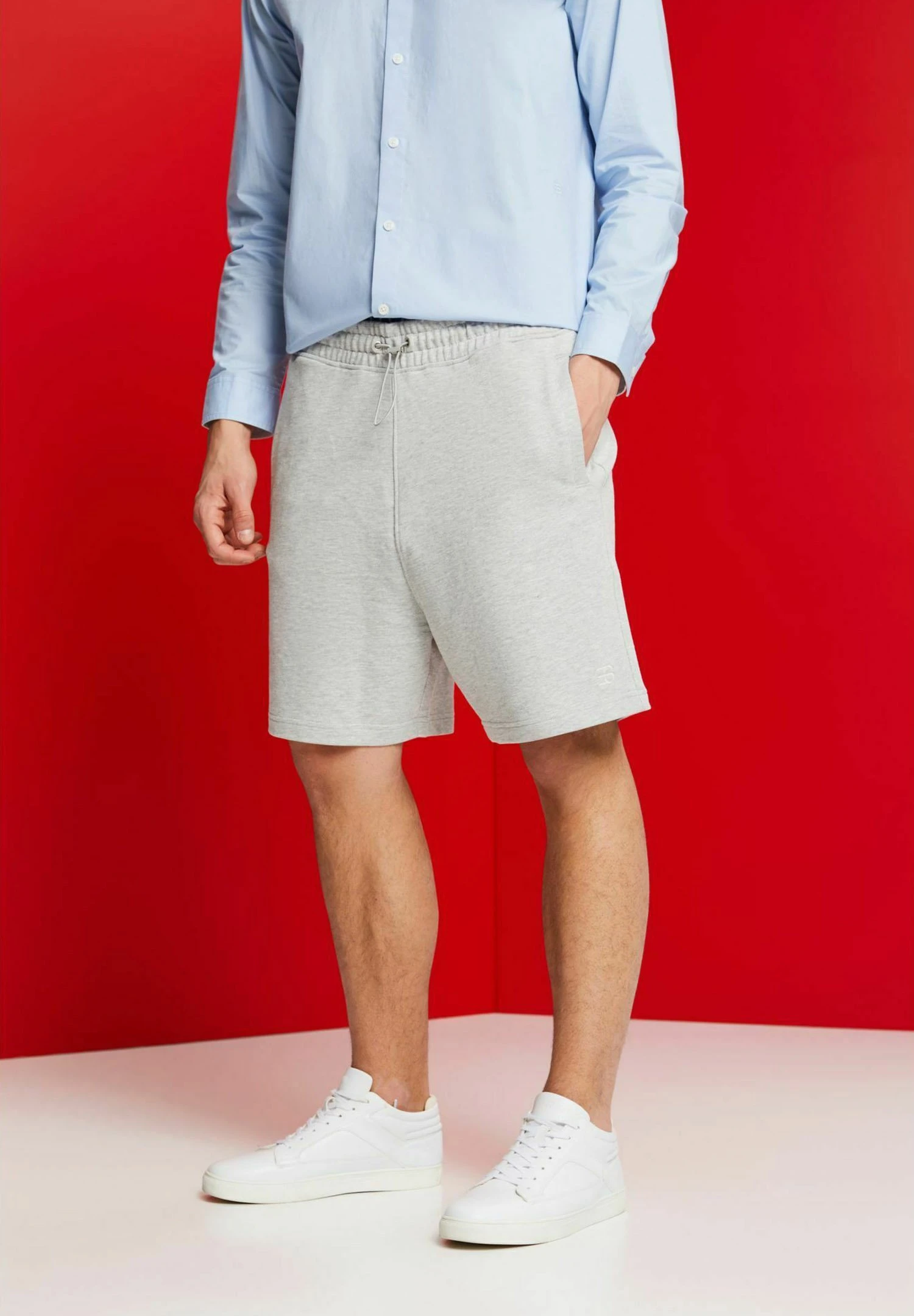 ESPRIT Pantalones Deportivos - Light Grey New - Imagen 6