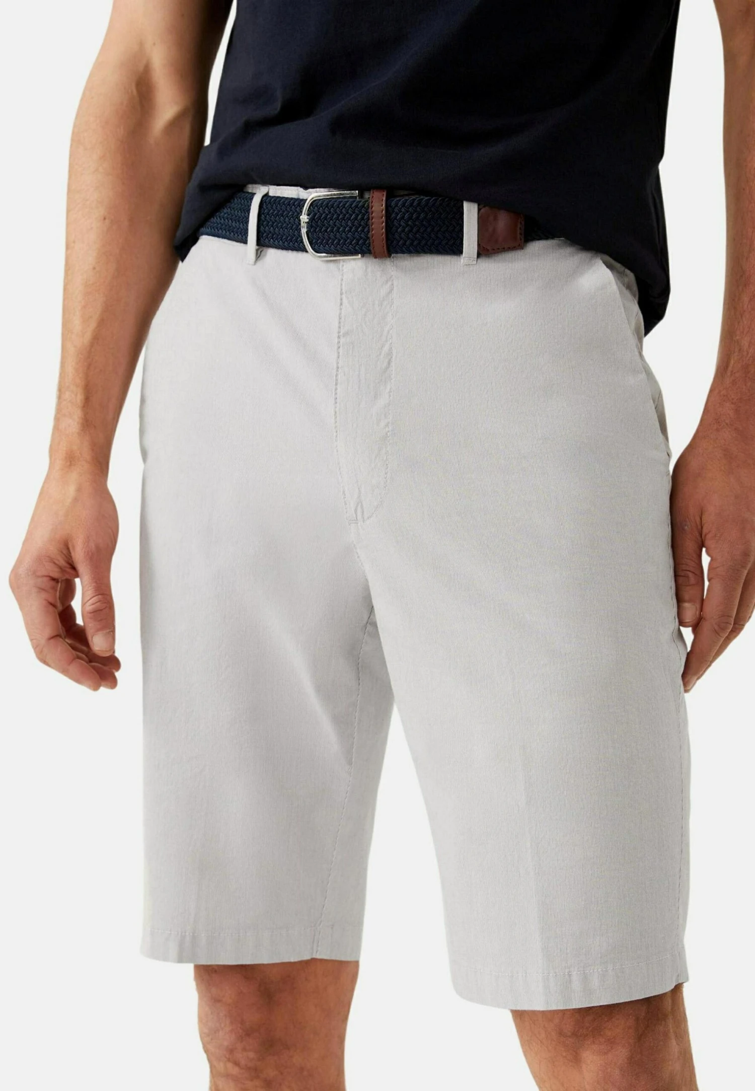Marks & Spencer Belted Chino - Shorts - Natural Mix