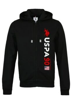 U.S. Polo Assn. Sudadera Con Cremallera - Schwarz