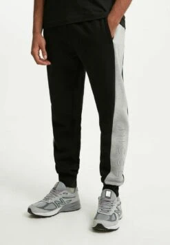 Nicce Mercury Stripe Joggers - Pantalones Deportivos - Black Grey