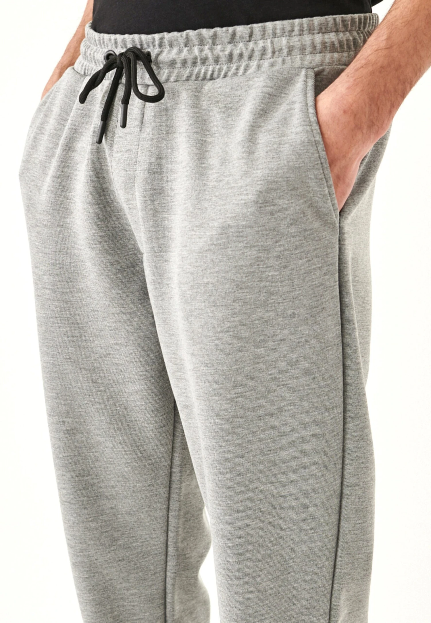 Standard Fit- Pantalones Deportivos - Grey Melange - Imagen 4