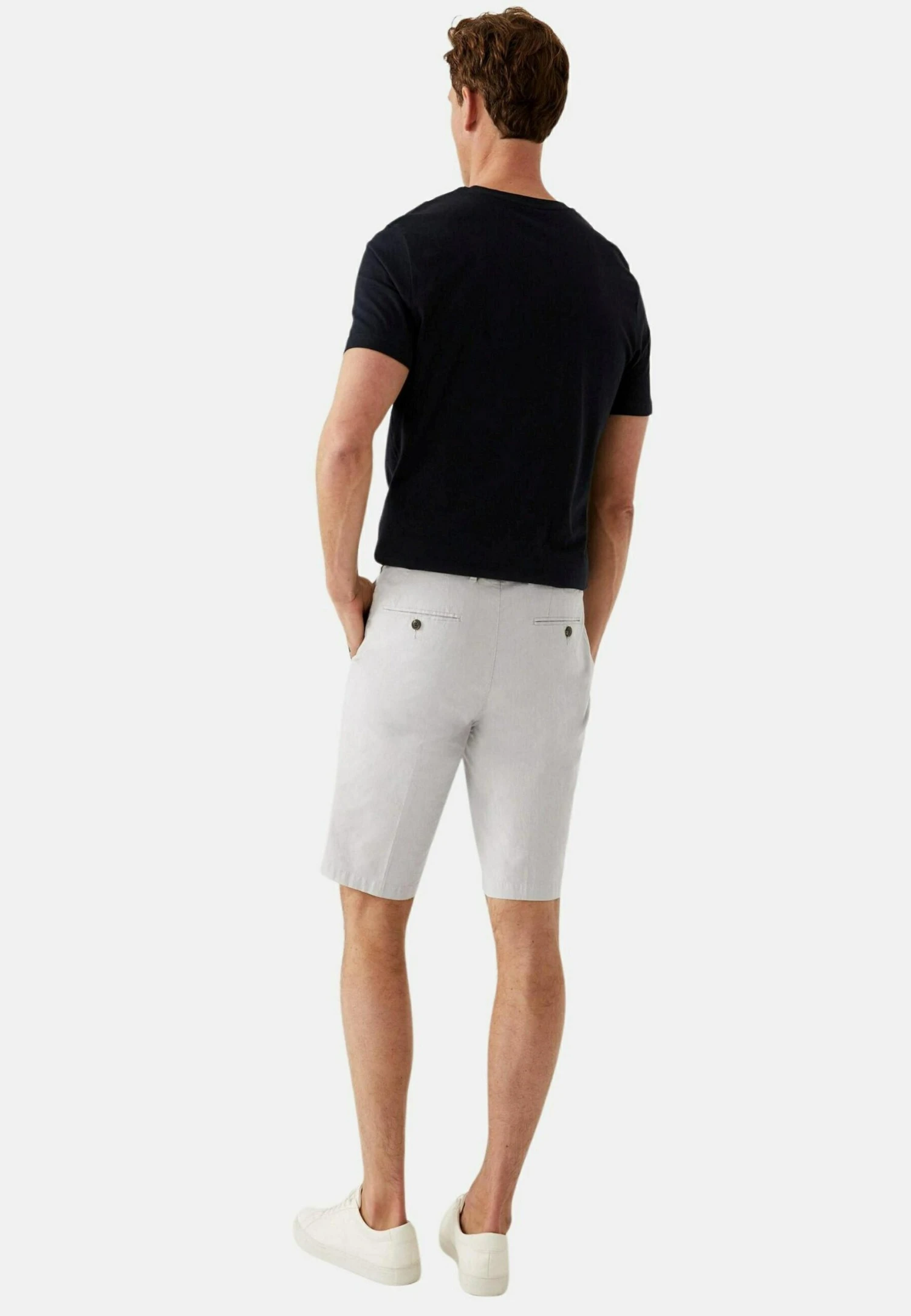 Marks & Spencer Belted Chino - Shorts - Natural Mix - Imagen 3