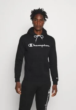 Champion Legacy Hooded - Jersey Con Capucha - Black
