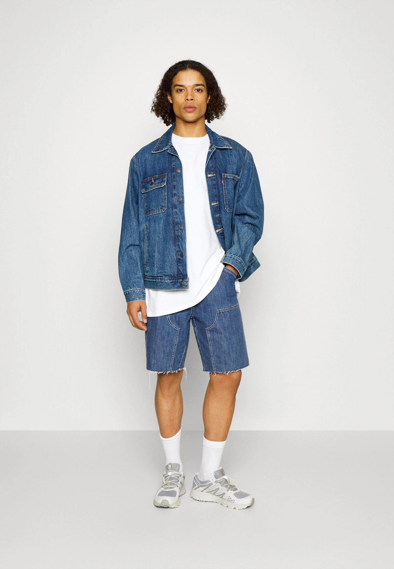 Cut Off Carpenter - Shorts Vaqueros - Blue Denim - Imagen 2