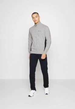 Champion Full Zip Suit - Chándal - Grey Melange/Navy/White