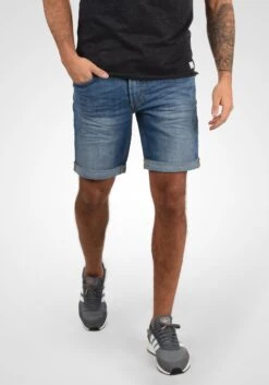 Blend Bhgrilitsch - Shorts Vaqueros - Blue