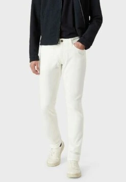 Emporio Armani Vaqueros Slim Fit - Bianco Caldo
