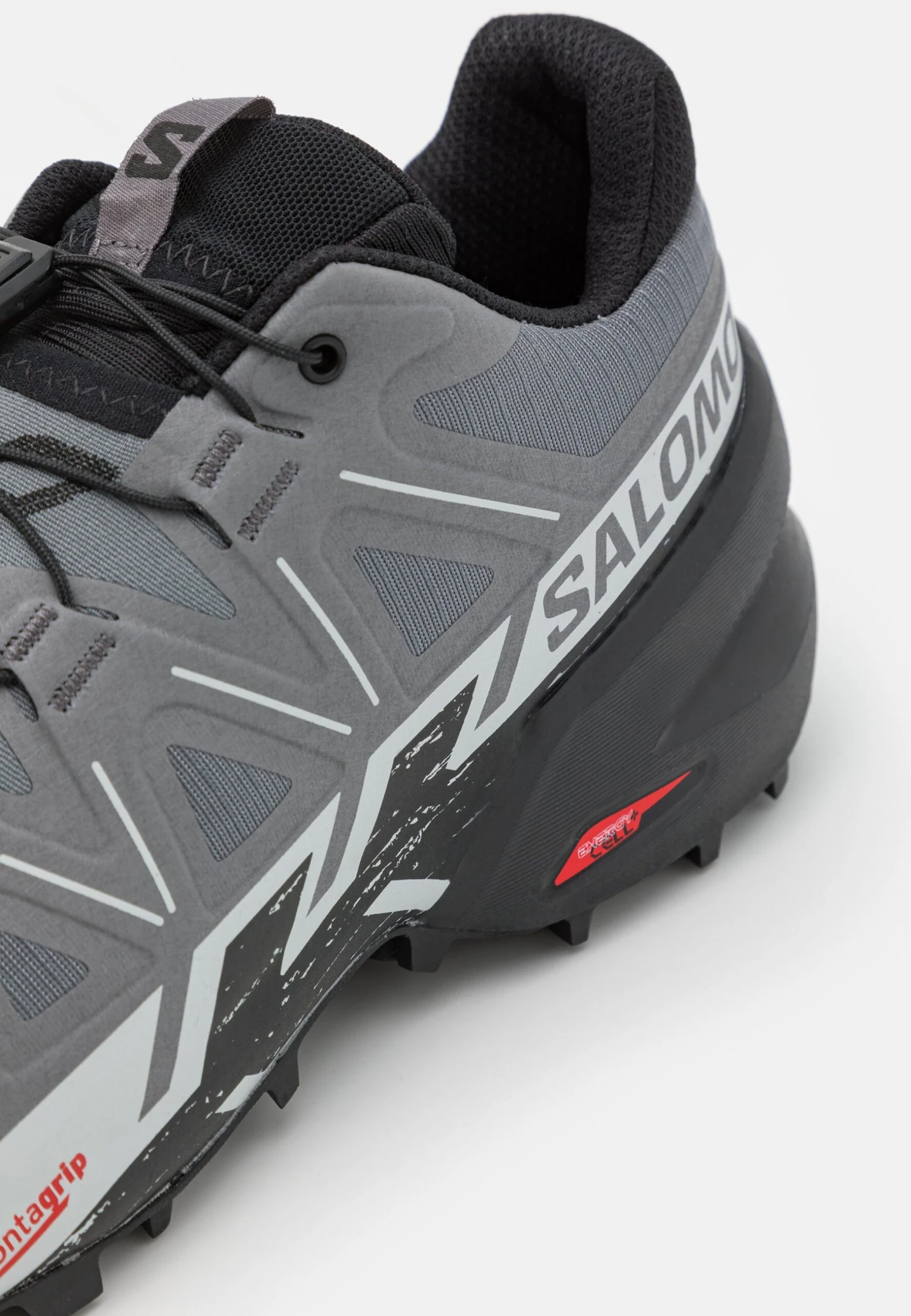 Salomon Speedcross 6 Wide - Zapatillas De Senderismo - Quiet Shade/Black/Pearl Blue - Imagen 6