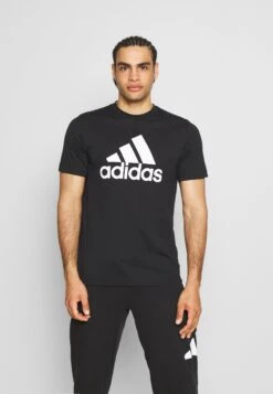 ADIDAS PERFORMANCE Camiseta Estampada - Black/White