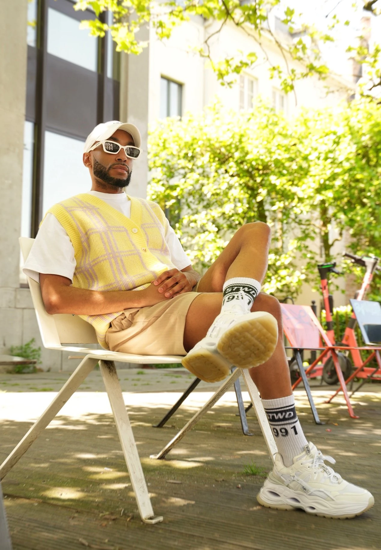 Bruuns Bazaar Statice City - Shorts - Sand - Imagen 2