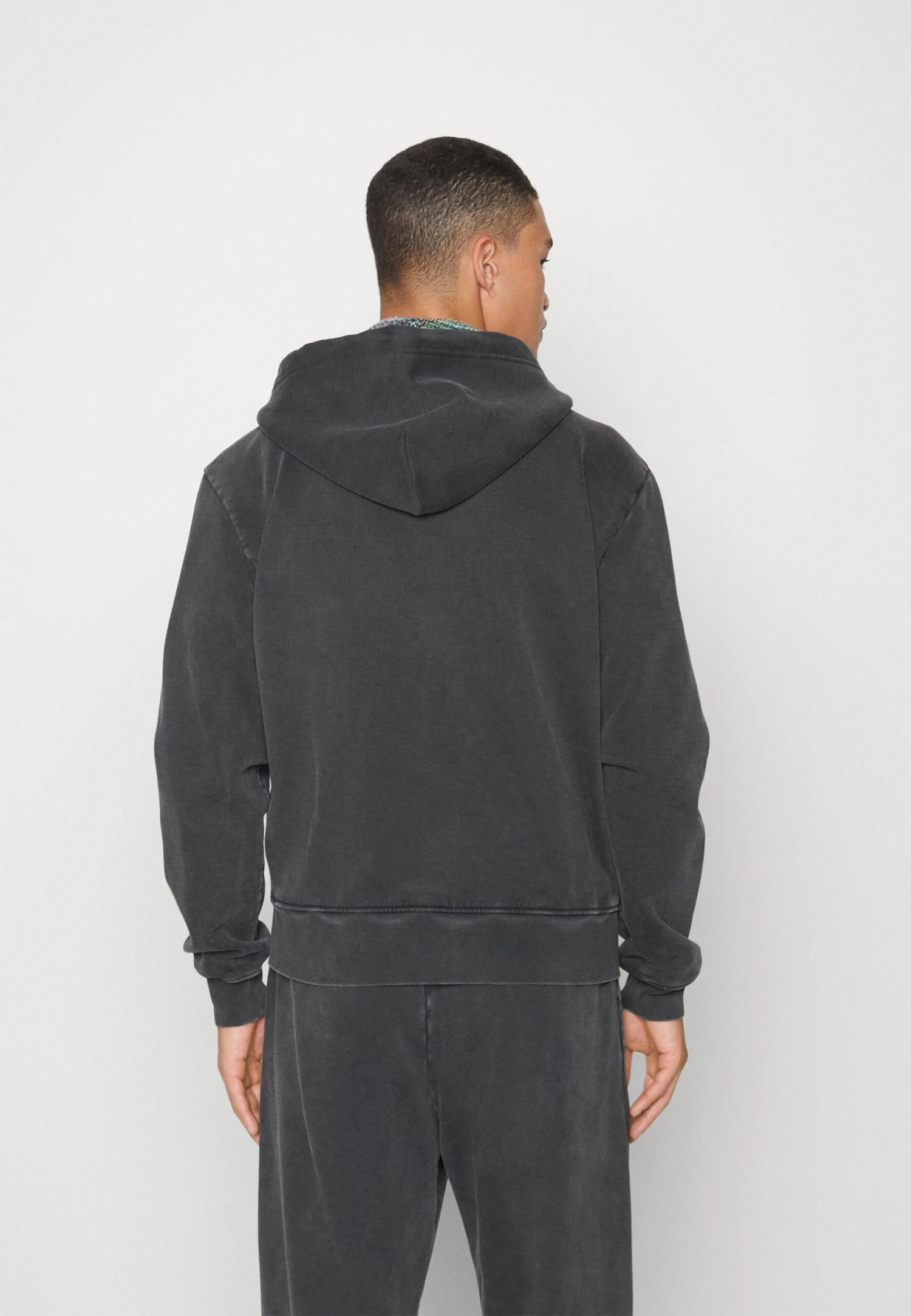 Hooded Open- Sudadera Con Cremallera - Grey Antracite - Imagen 4