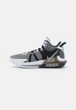 Nike Performance Lebron Witness 7 - Zapatillas De Baloncesto - White/Metallic Silver/Black