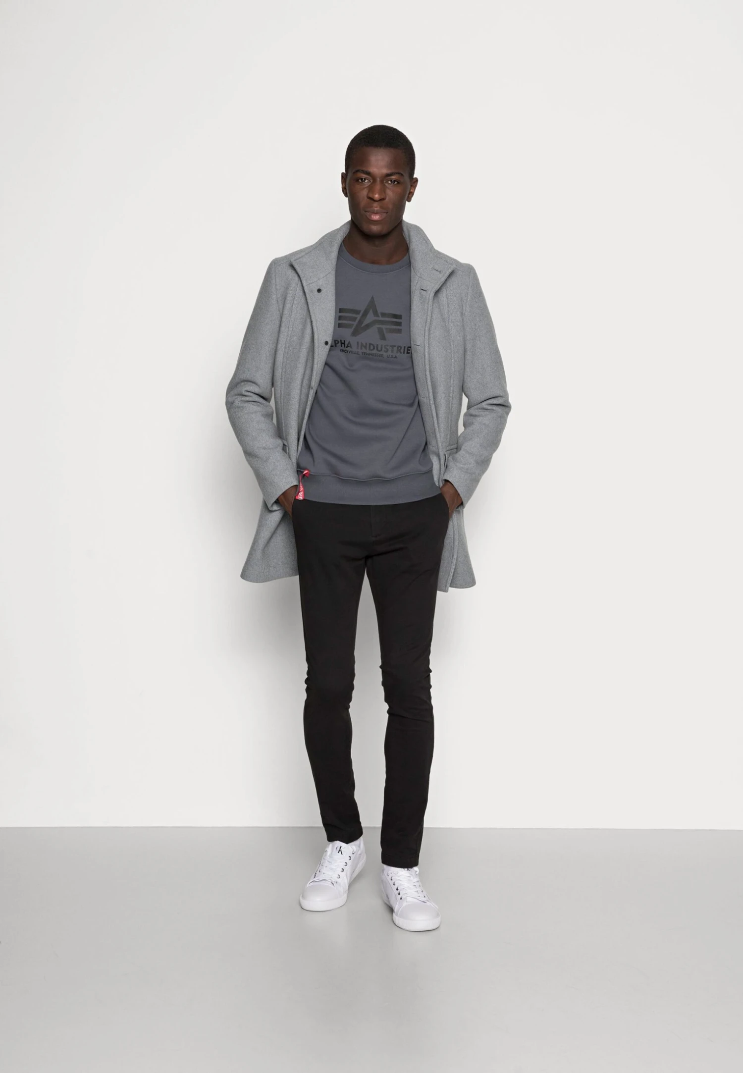 Alpha Industries Basic - Sudadera - Greyblack/Black - Imagen 2