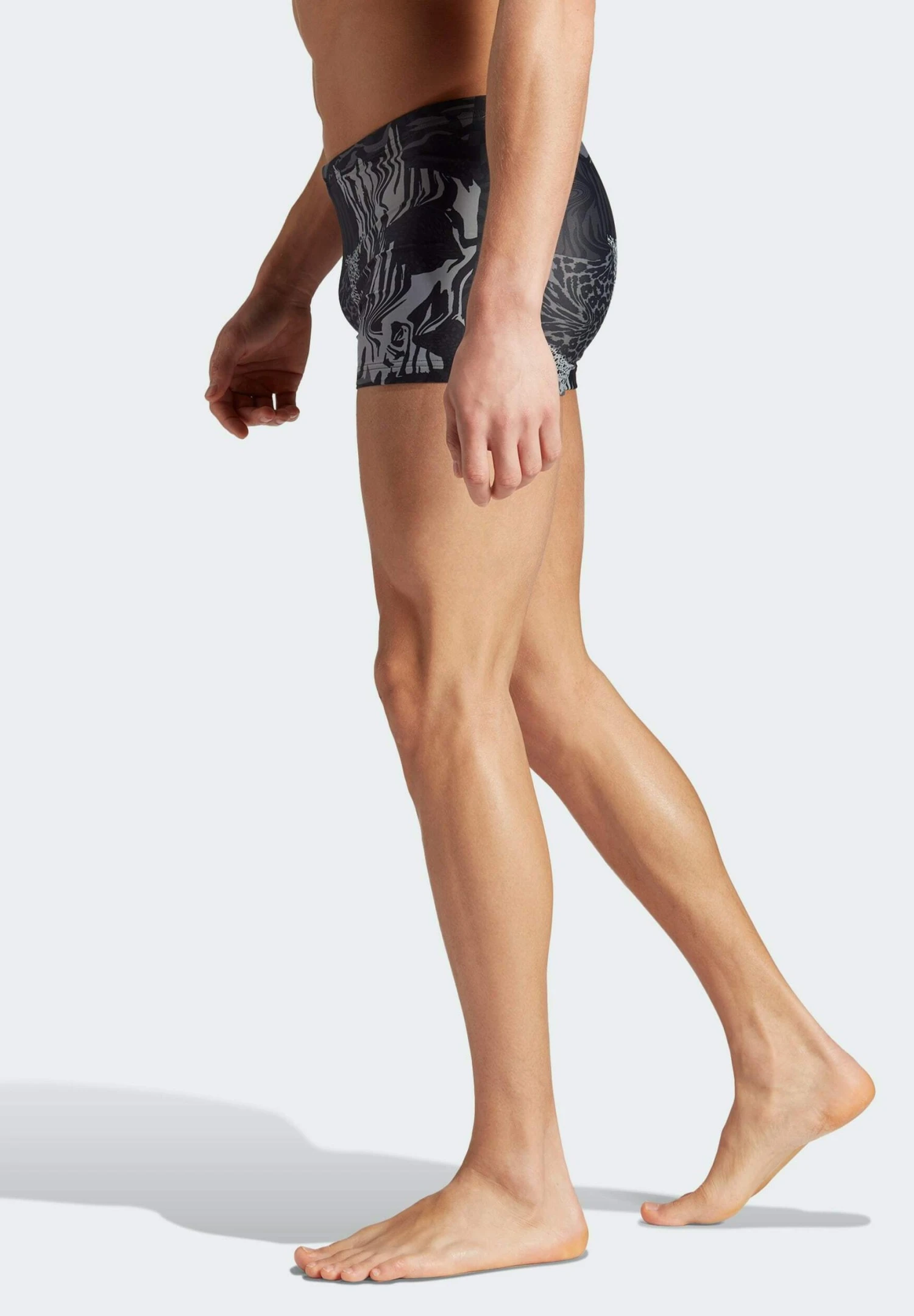 ADIDAS PERFORMANCE Graphic - Bañador - Grey/Grey Five/Carbon/Black - Imagen 6