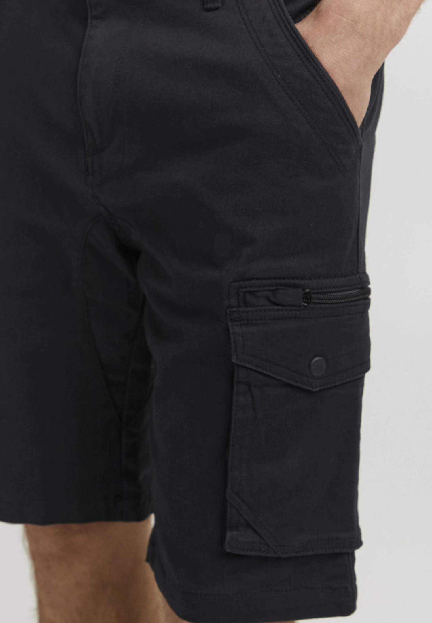 Indicode Jeans Ronjo - Shorts - Black - Imagen 4
