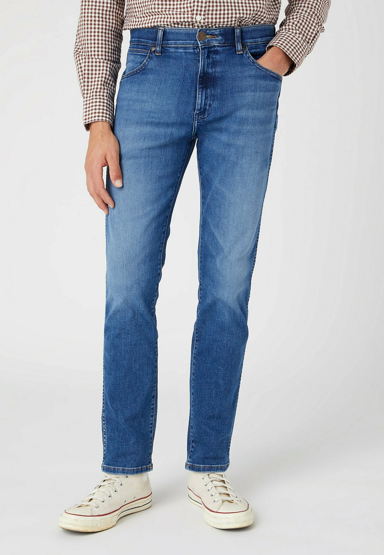 Wrangler Larston - Vaqueros Rectos - Rough Rided