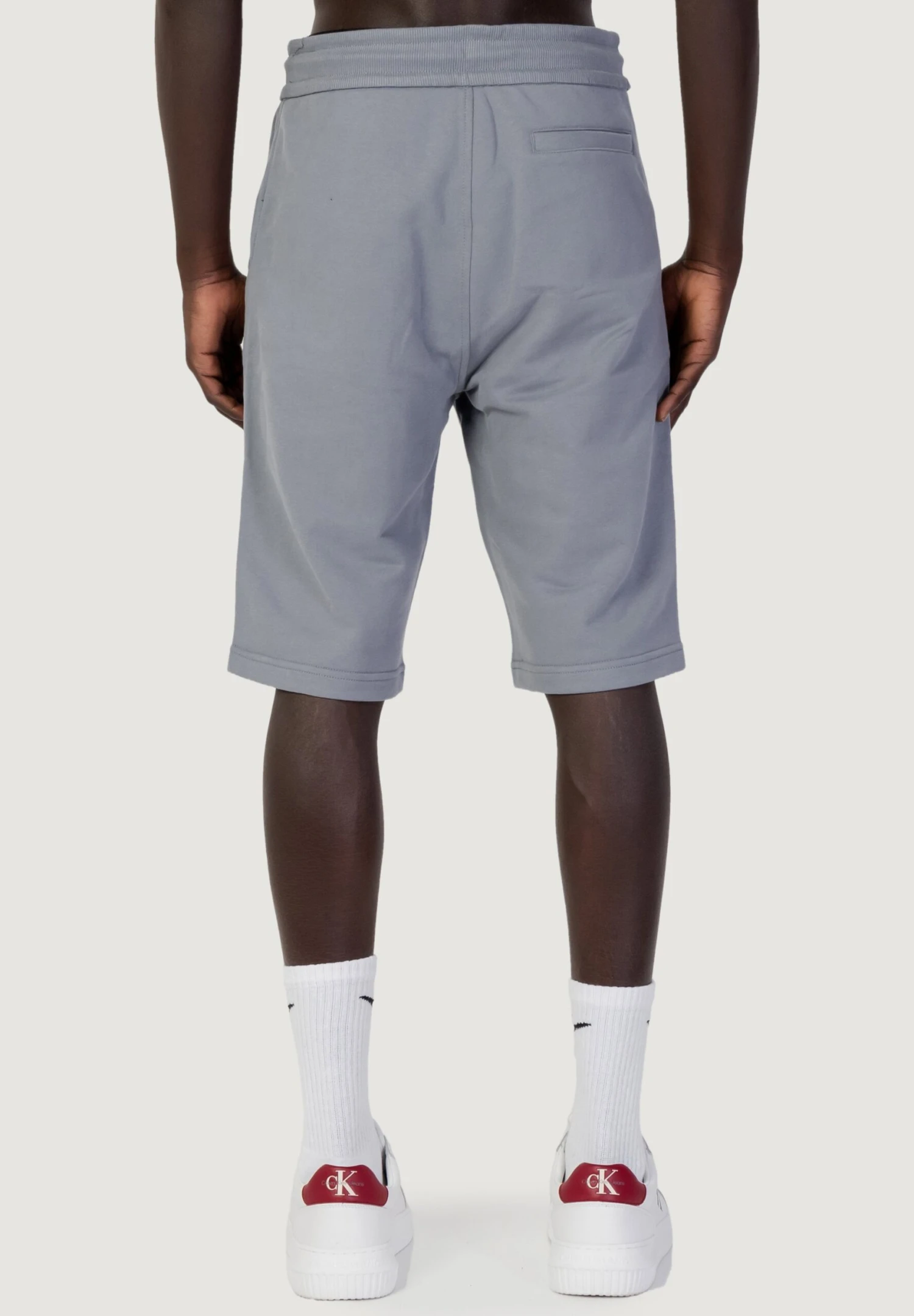 Calvin Klein Jeans Micro Monologo Hwk S J30J322915Pn6 - Shorts - Grey - Imagen 3