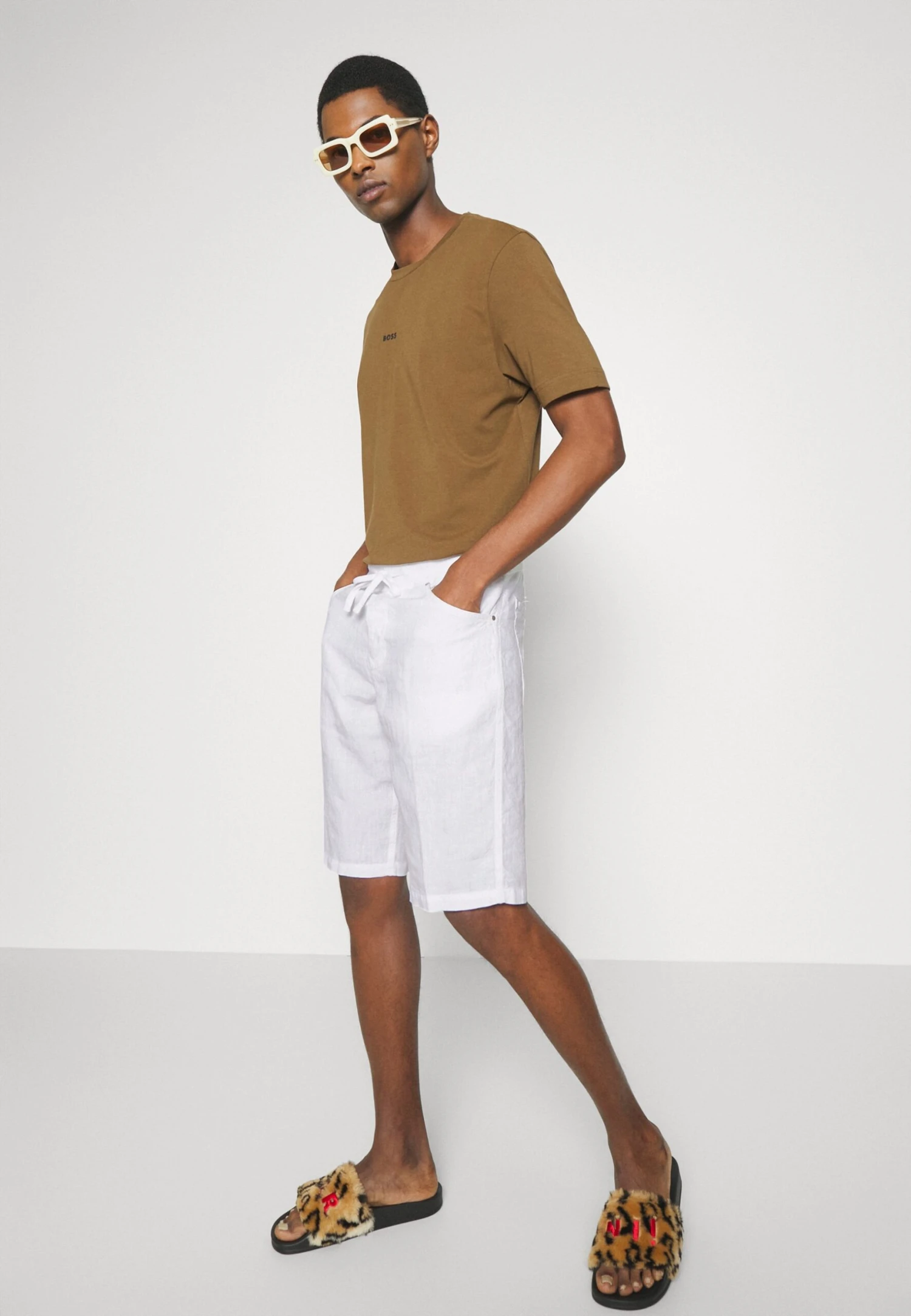 120% Lino Bermuda - Shorts - White - Imagen 4
