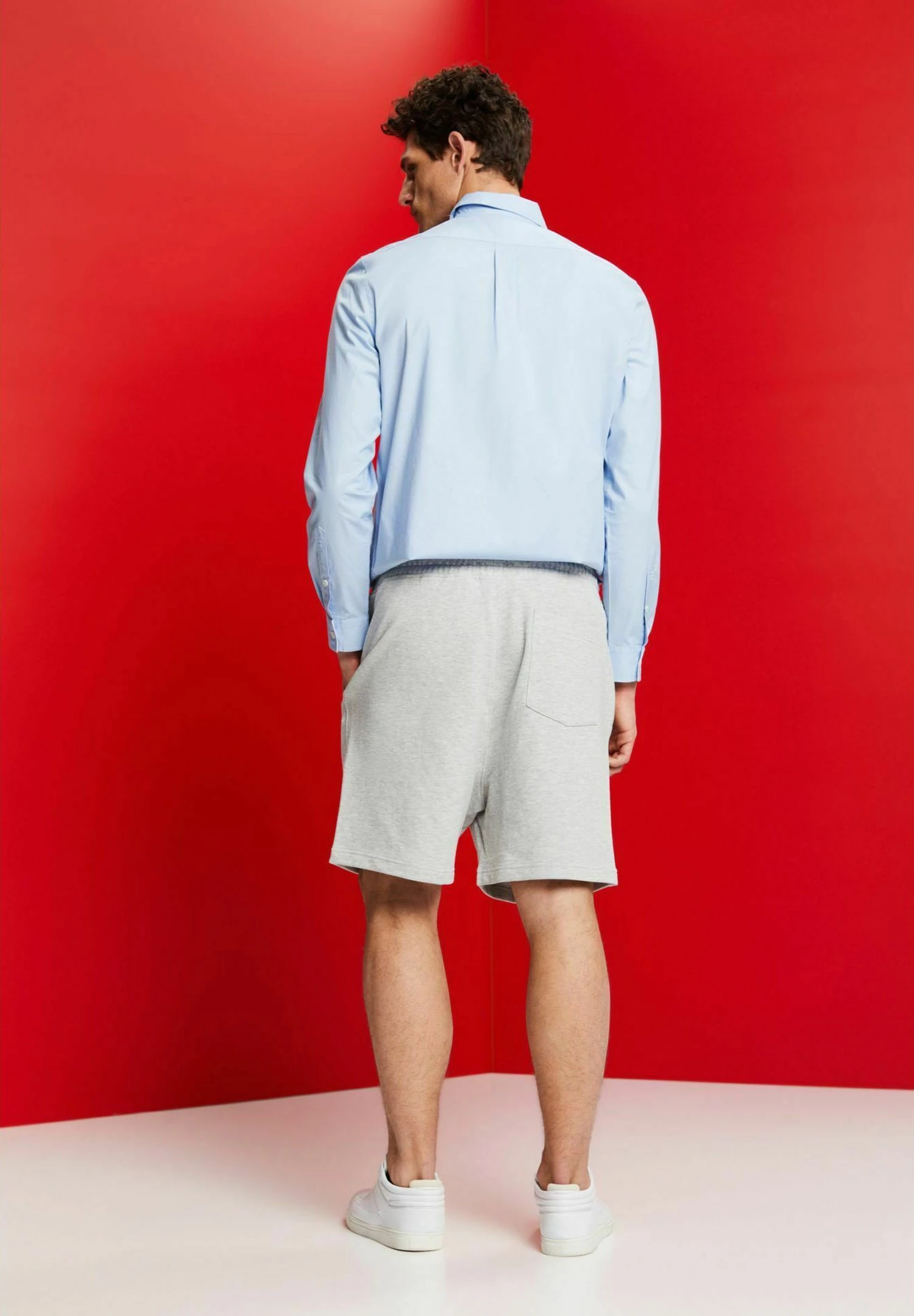 ESPRIT Pantalones Deportivos - Light Grey New - Imagen 5