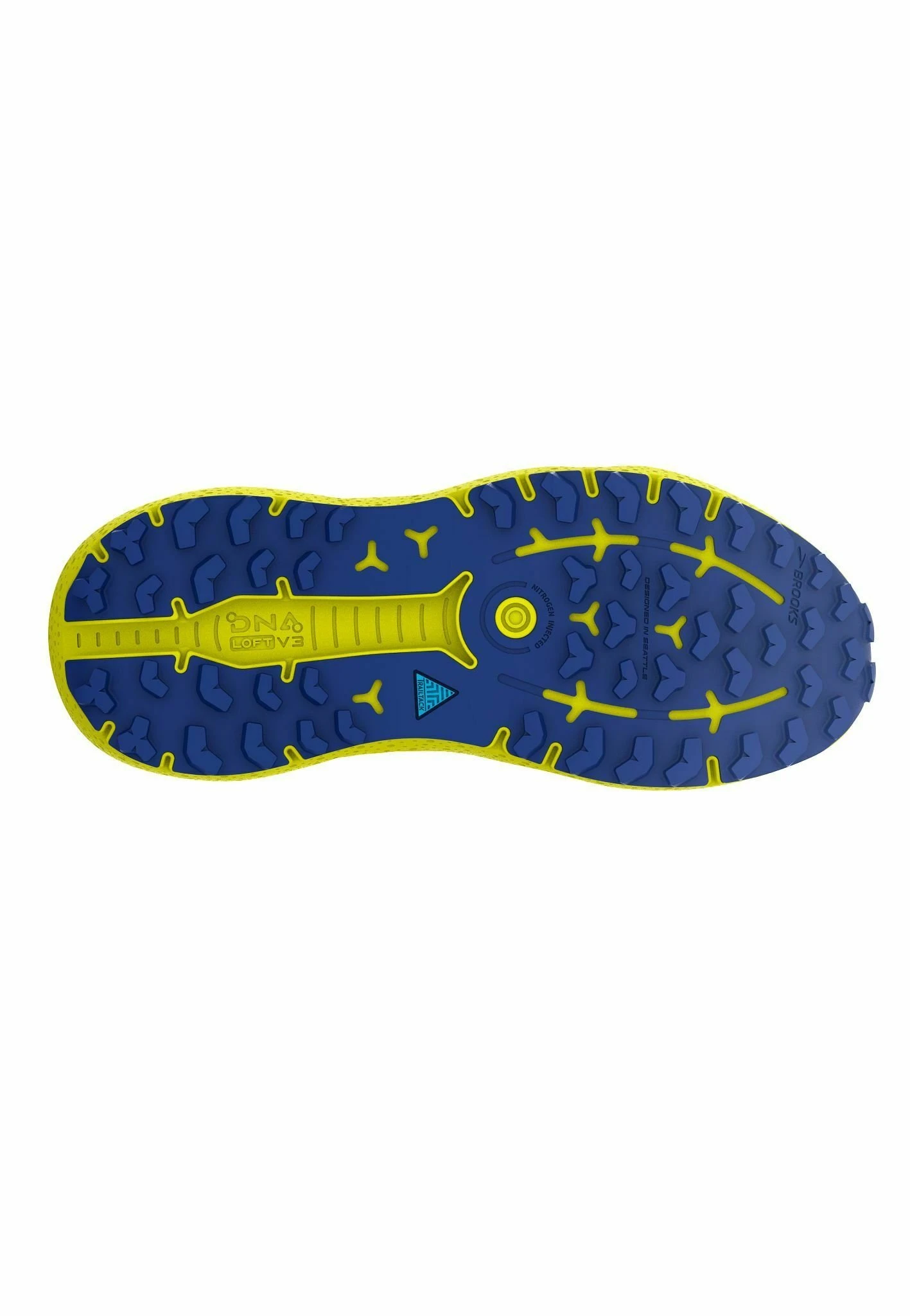 BROOKS Caldera 6 - Zapatillas De Trail Running - Gunmetal Surf The Web Sulphur - Imagen 4