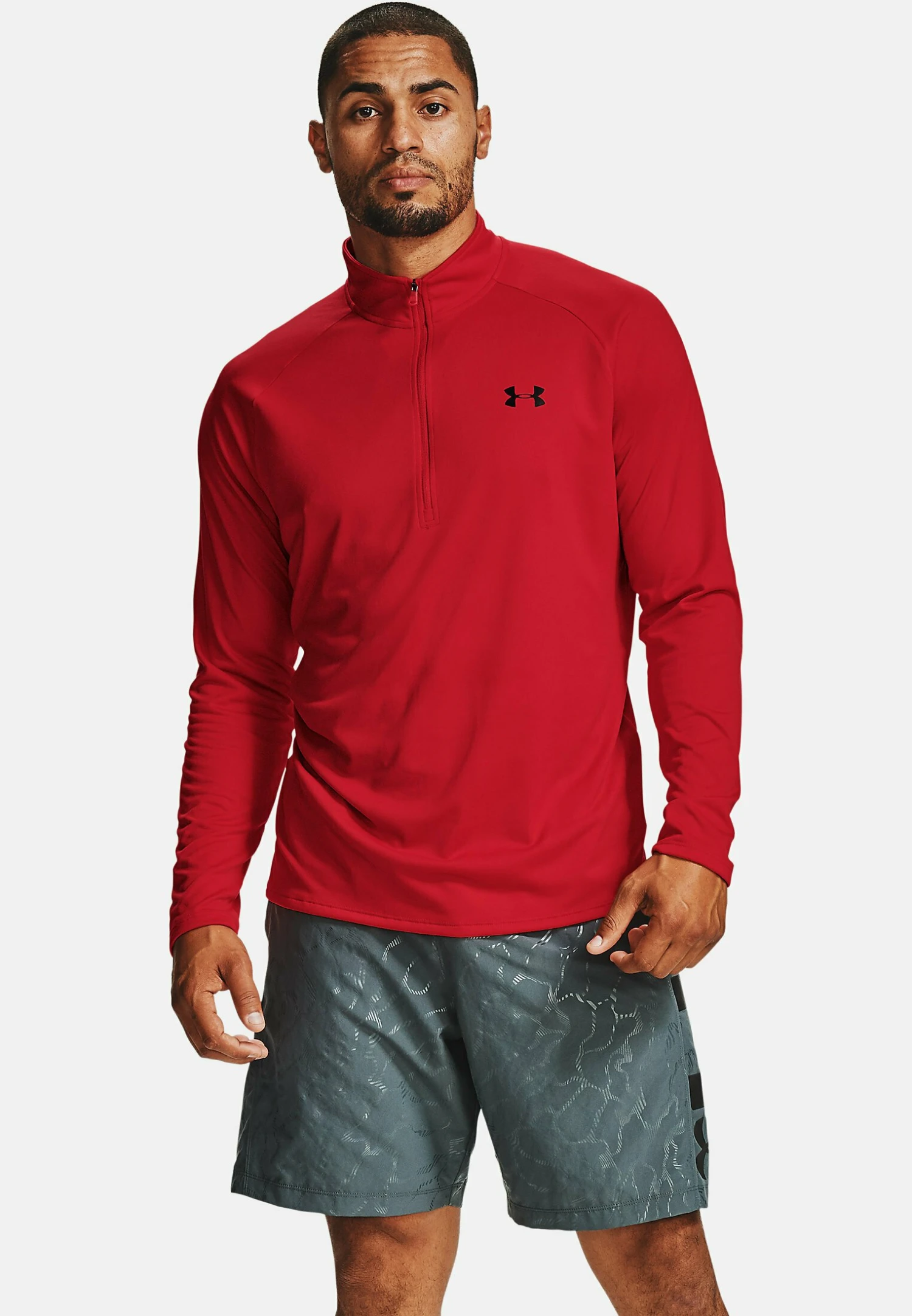 Under Armour Tech 1/2 Zip - Camiseta De Manga Larga - Dark Red