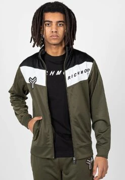 John Richmond Uma22067Fe - Sudadera Con Cremallera - Schwarz