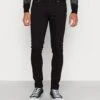 Nudie Jeans Tight Terry - Vaqueros Pitillo - Black