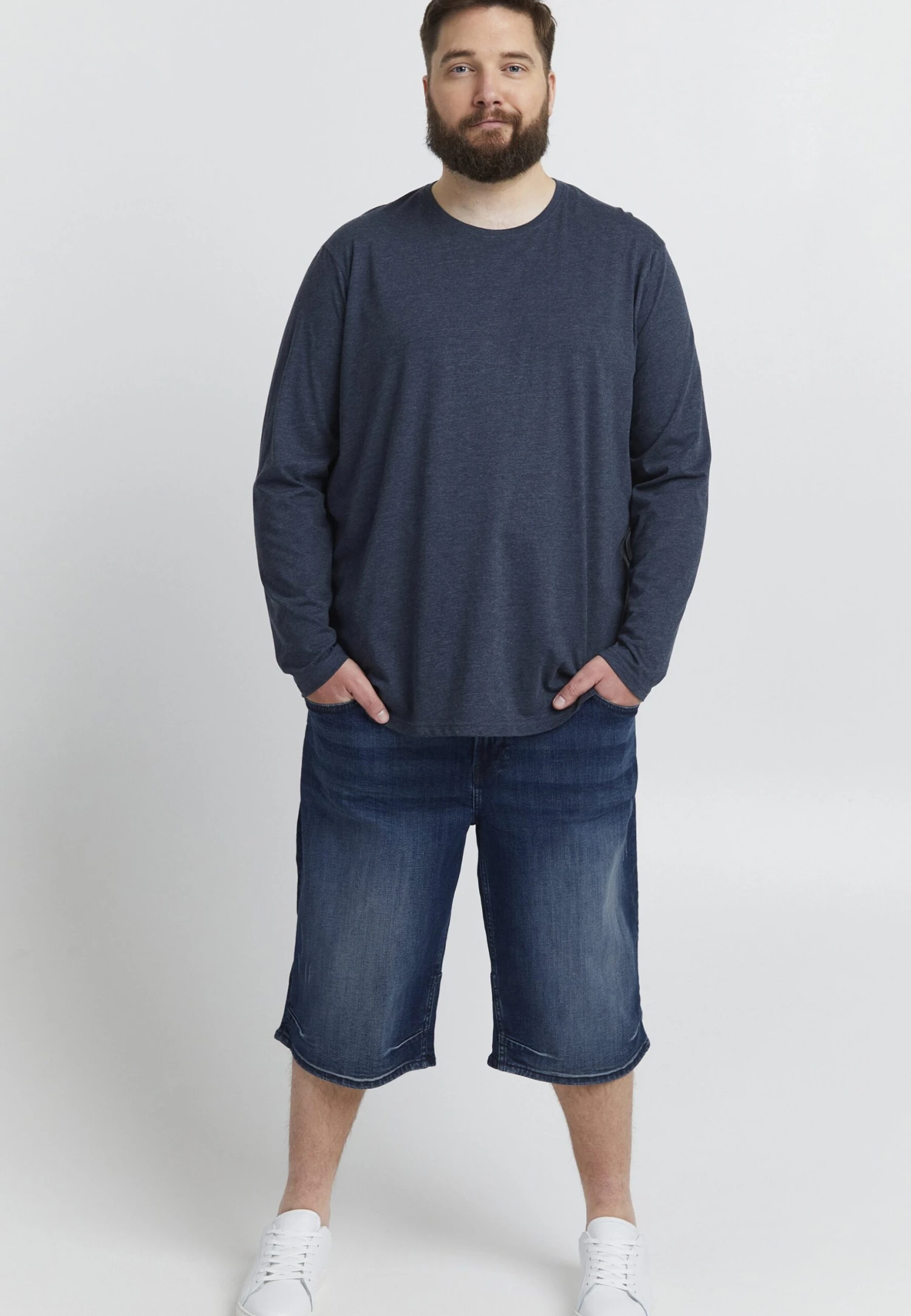 Blend Bt Denon - Shorts Vaqueros - Denim Darkblue - Imagen 2