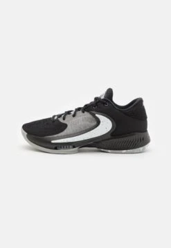 Nike Performance Zoom Freak 4 - Zapatillas De Baloncesto - Black/White/Light Smoke Grey