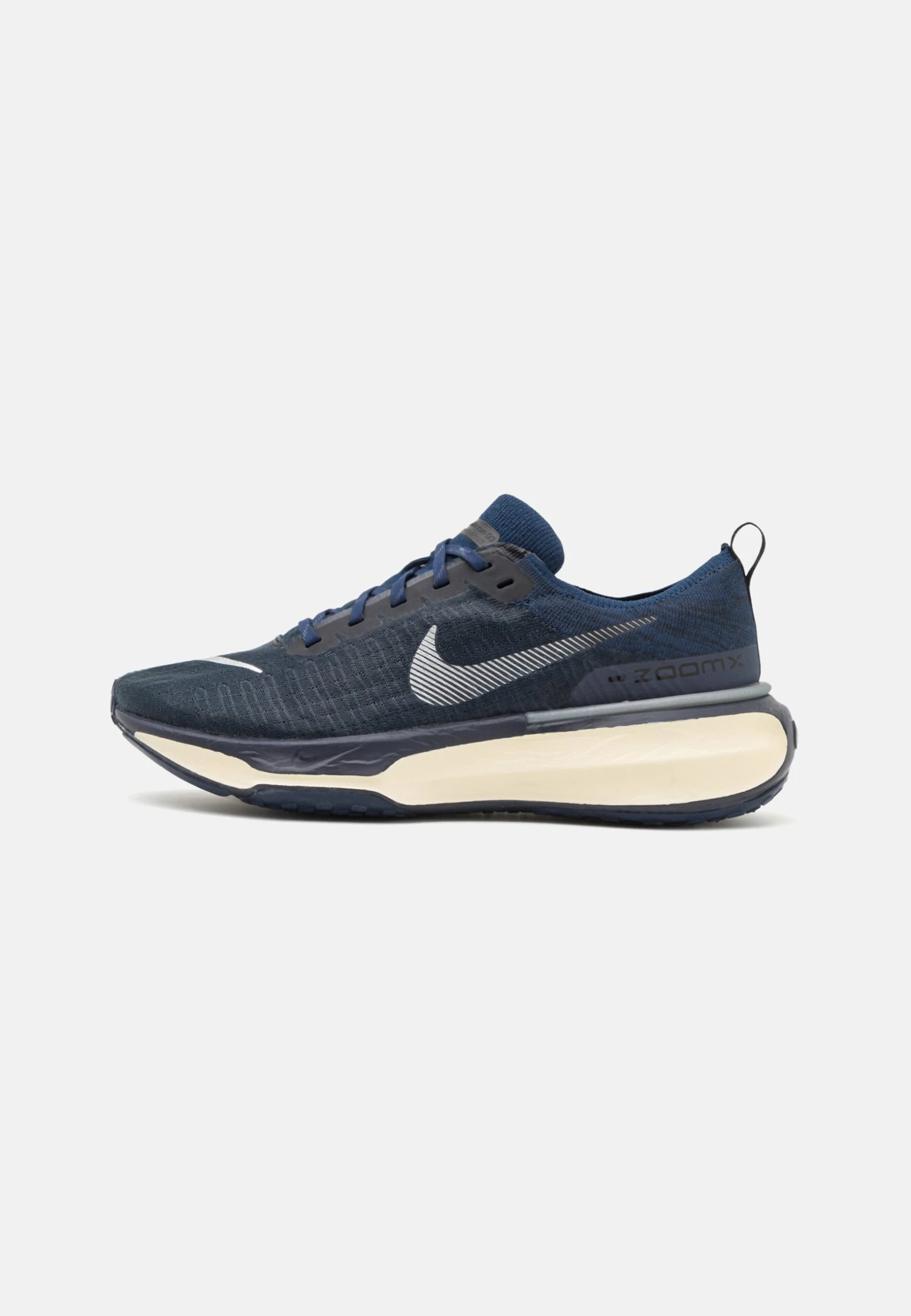 Nike Performance Zoomx Invincible Run Fk 3 - Zapatillas De Running Neutras - College Navy/Metallic Silver/Midnight Navy/Black/Platinum Tint