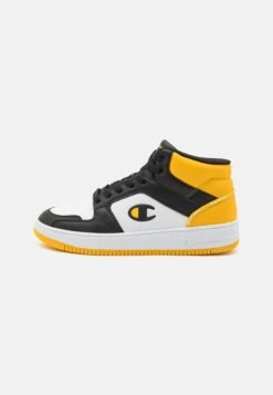 Champion Rebound 2.0 Mid - Zapatillas De Baloncesto - White/Black/Yellow