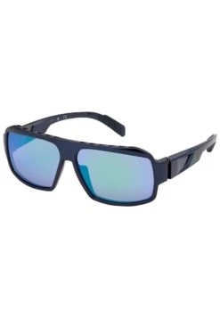 Gafas De Sol - Grün Blau Gespiegelt Grau