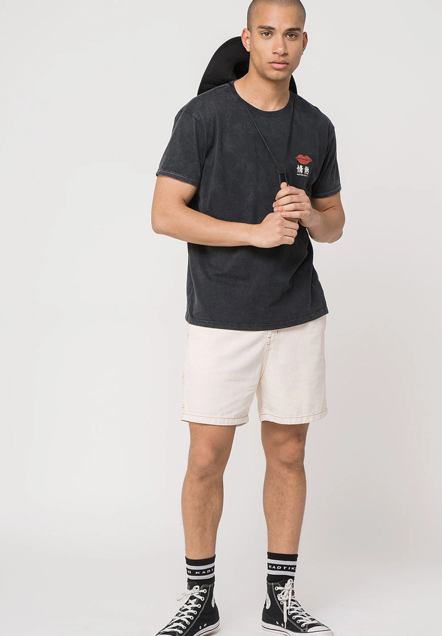 Kaotiko Carpenter - Shorts - Beige - Imagen 2