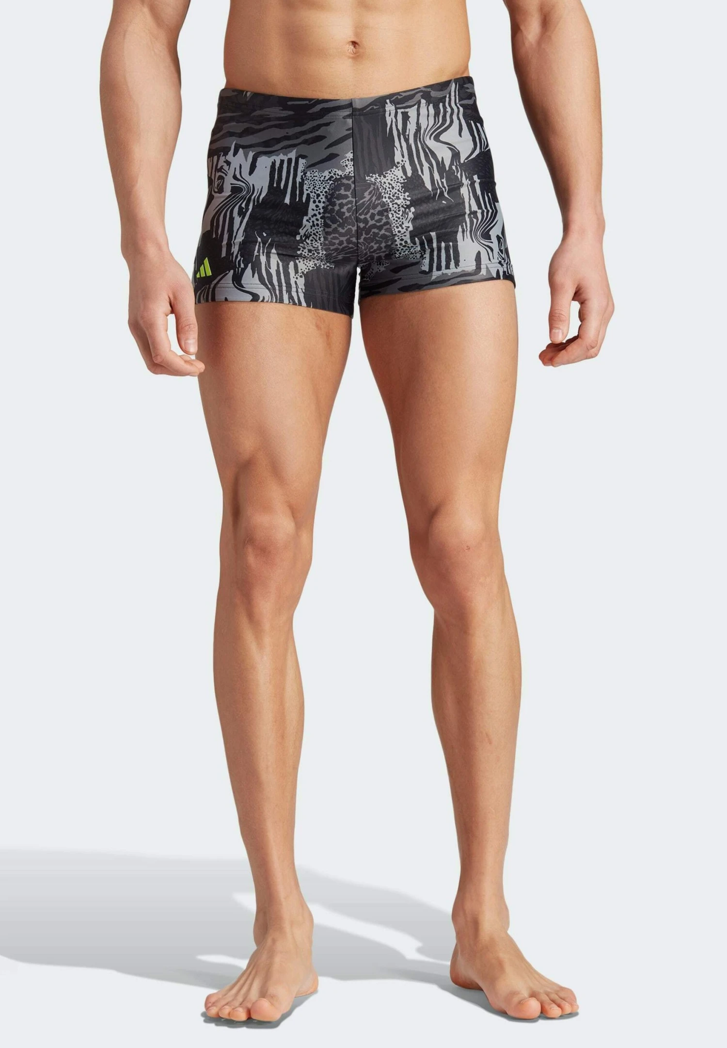 ADIDAS PERFORMANCE Graphic - Bañador - Grey/Grey Five/Carbon/Black