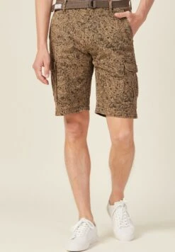 Mit Gürtel - Shorts - Taupe