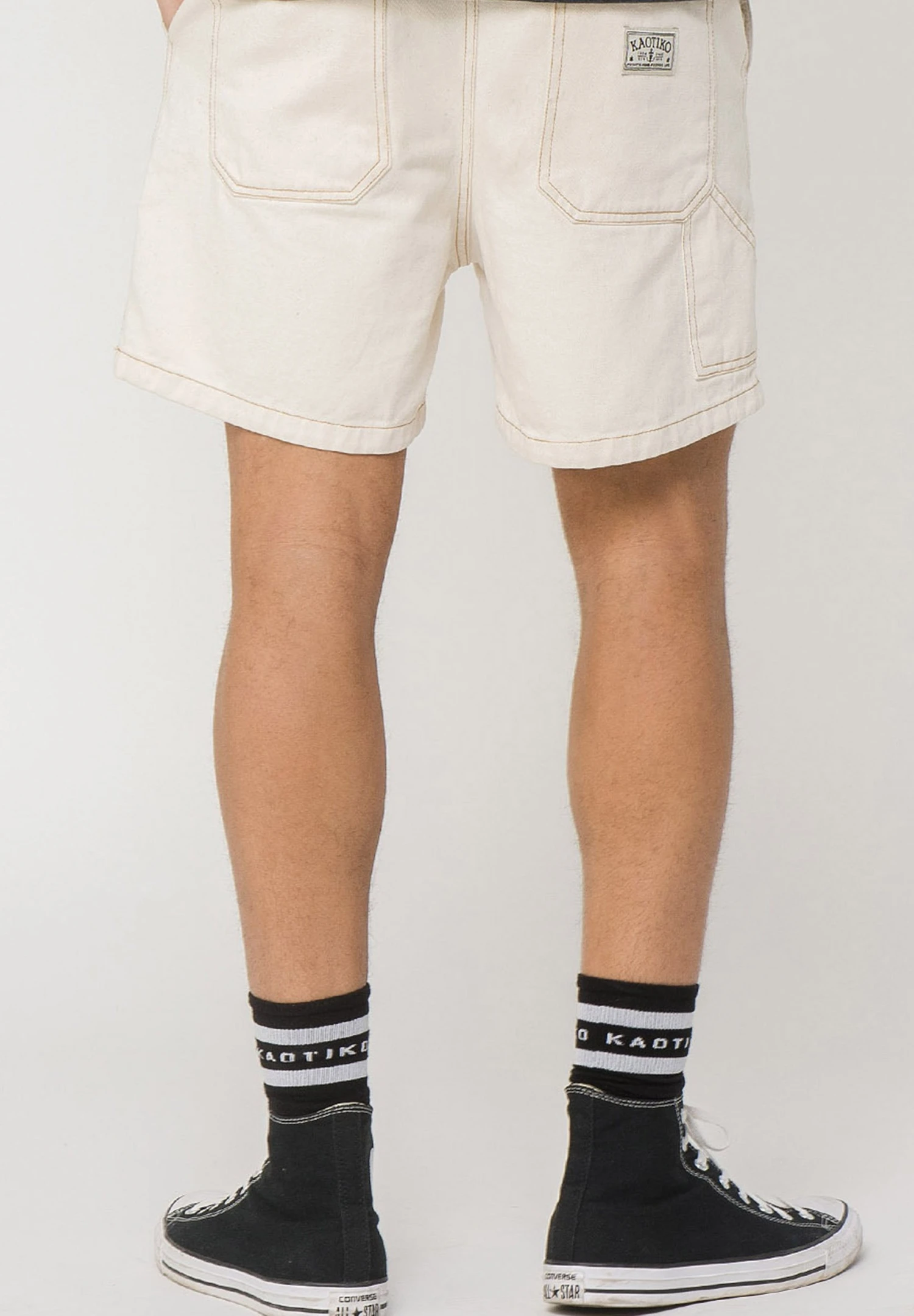 Kaotiko Carpenter - Shorts - Beige - Imagen 3