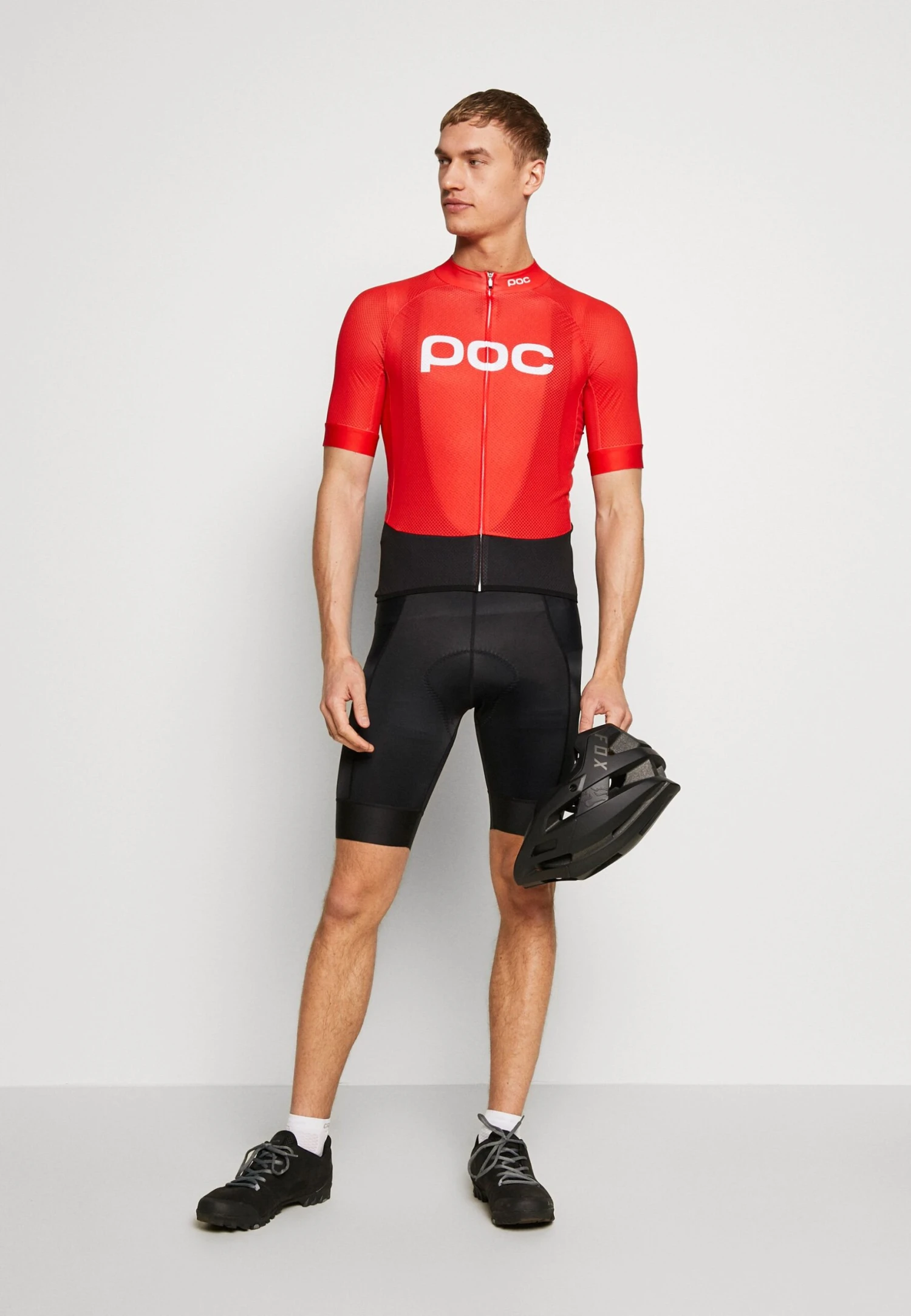 POC Pure Bib Shorts - Medias - Uranium Black/Uranium Black - Imagen 2