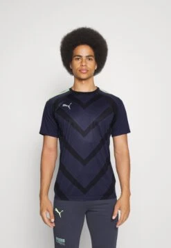 Puma Teamliga Graphic - Camiseta Deportiva - Parisian Night/Fizzy Light