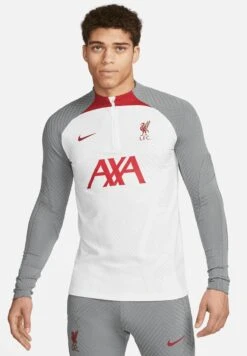 Nike Performance Fc Liverpool Strike Longsleeve - Camiseta De Manga Larga - White Smoke Grey Tough Red Tough Red