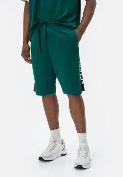 Koton Basic Basketball Drawstring Printed Detailed - Pantalones Deportivos - Green