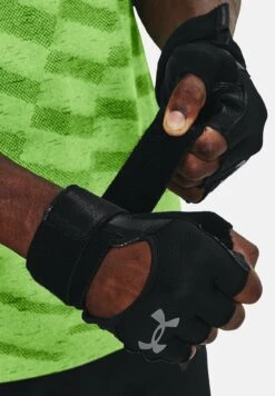 Under Armour Half Finger Weightlifting- Mitones - Black
